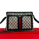 Gucci GG Logo PVC Leather Shoulder Bag