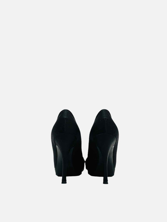 LOUIS VUITTON Black Size EU 37.5 Pumps