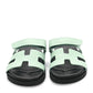 Amelia Epsom Womens Chypre Sandals 37.5 Vert Jade