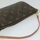 Louis Vuitton Pochette Accessoire  Canvas Clutch Bag