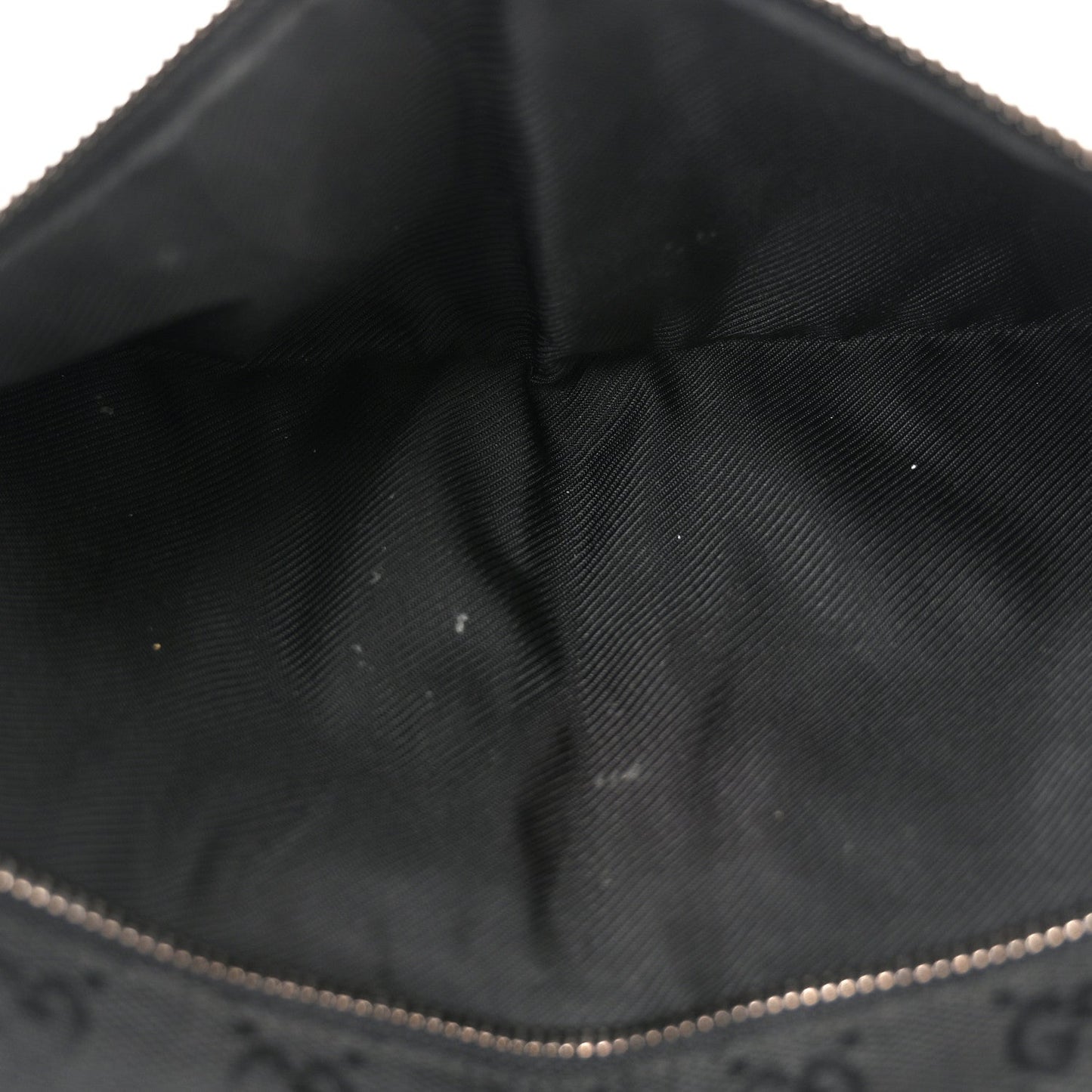 Amelia GG Monogram Double Pocket Belt Bag Black