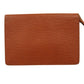 Louis Vuitton Sellier Drangonne  Leather Clutch Bag