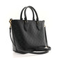 Amelia ssima Small Zippered Bucket Tote Black