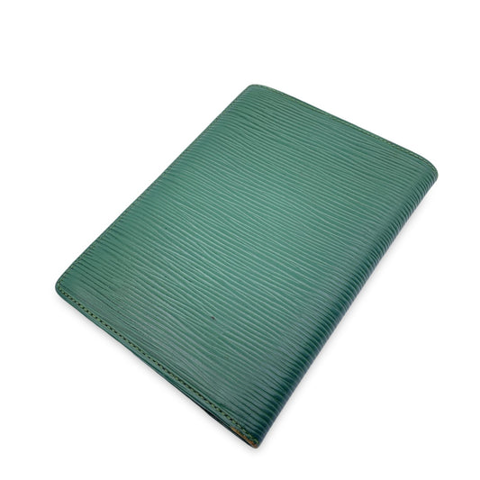 LOUIS VUITTON   Green Epi Leather Doucument Holder Wallet