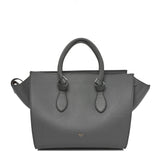 Celine Smooth Calfskin Small Tie Knot Tote Crystal Grey