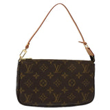 Louis Vuitton Pochette Accessoire  Canvas Clutch Bag