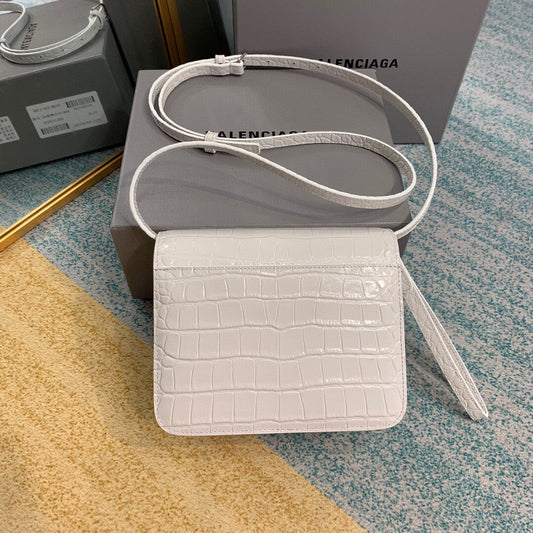 BLN-Ciaga Bolso Bandolera B In White, For Women,  Bags 7in/18cm