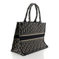 Christian Dior Oblique Medium Book Tote Blue Multicolor