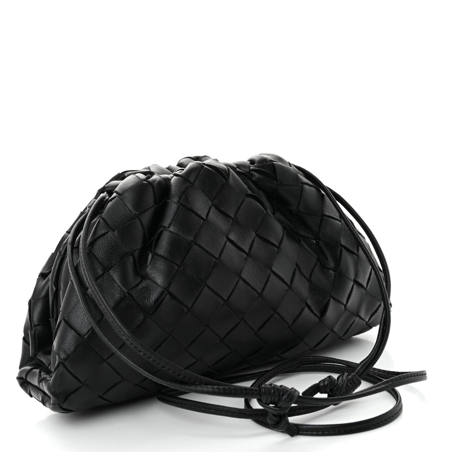Bottega Veneta Nappa Intrecciato The Mini Pouch Black