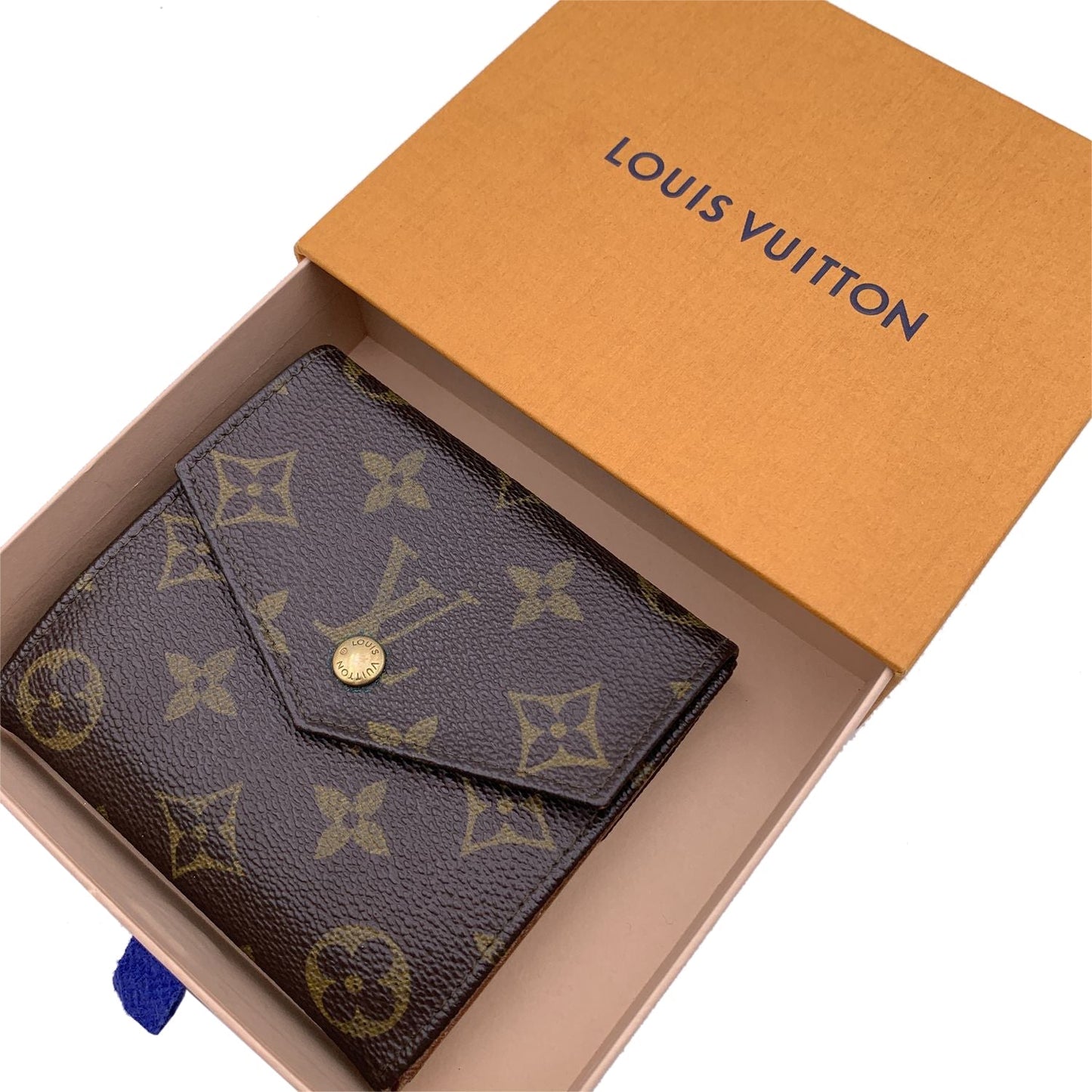 LOUIS VUITTON   Monogram Compact Double Flap Wallet M61652