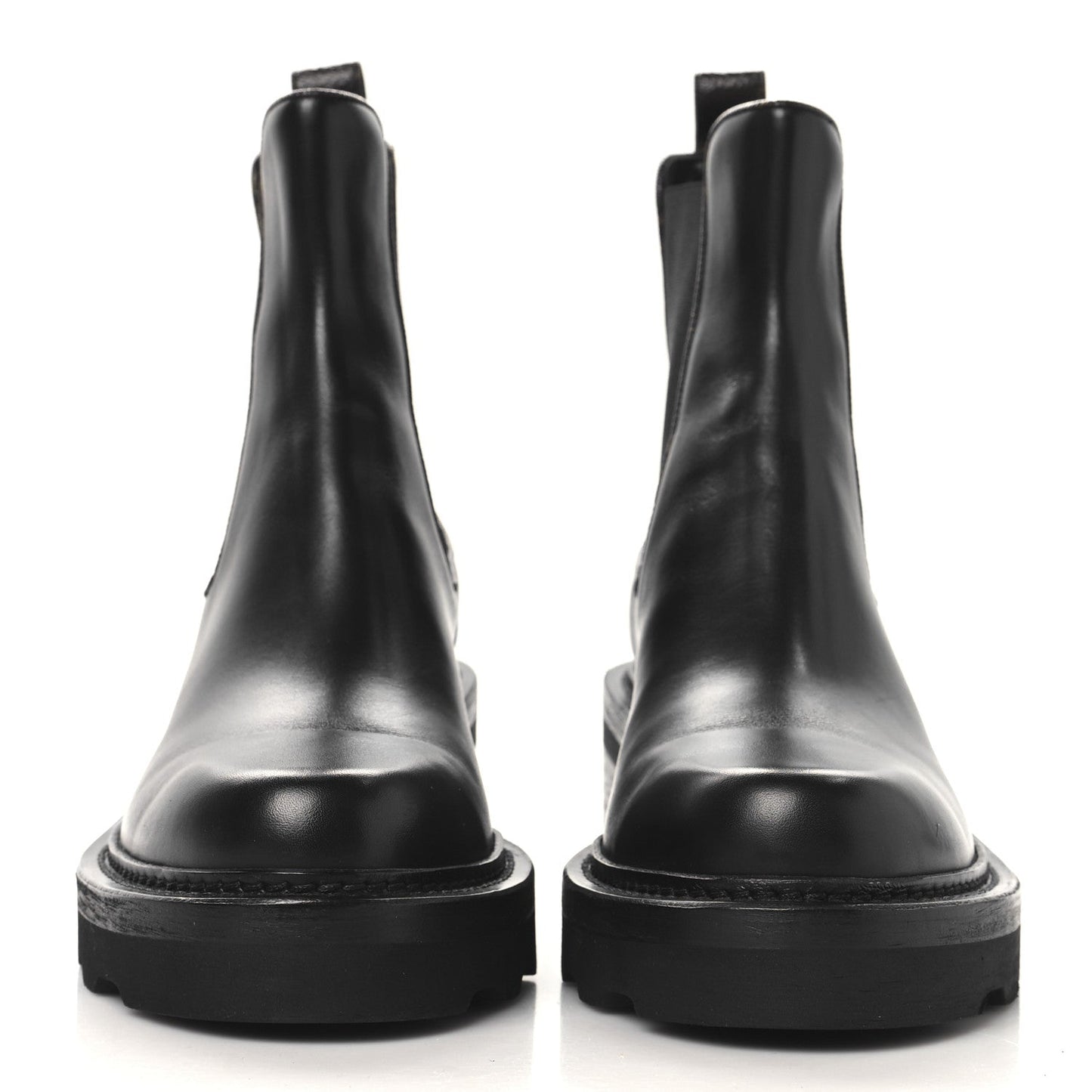 Louis Vuitton Calfskin Monogram Beaubourg Ankle Boots Black
