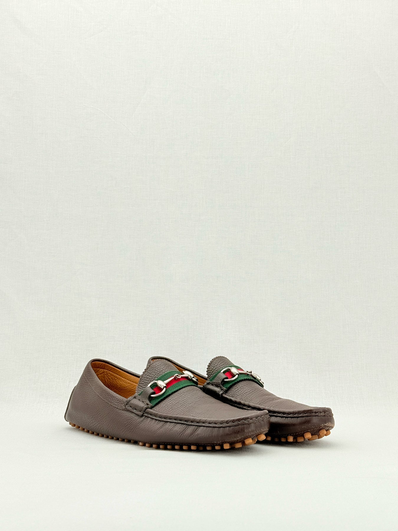 GUCCI Horsebit Brown Size EU 11.5 Loafers