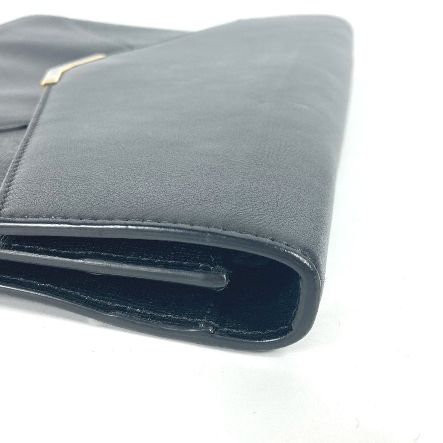 Fendi  Leather Clutch Bag (Pre-Owned)