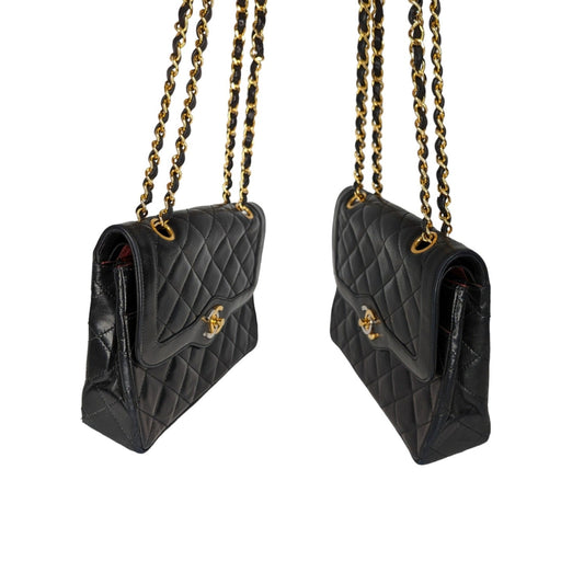 Chanel bag   Black Coco Paris Double Flap Bag