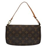 Louis Vuitton Pochette Accessoire  Canvas Clutch Bag