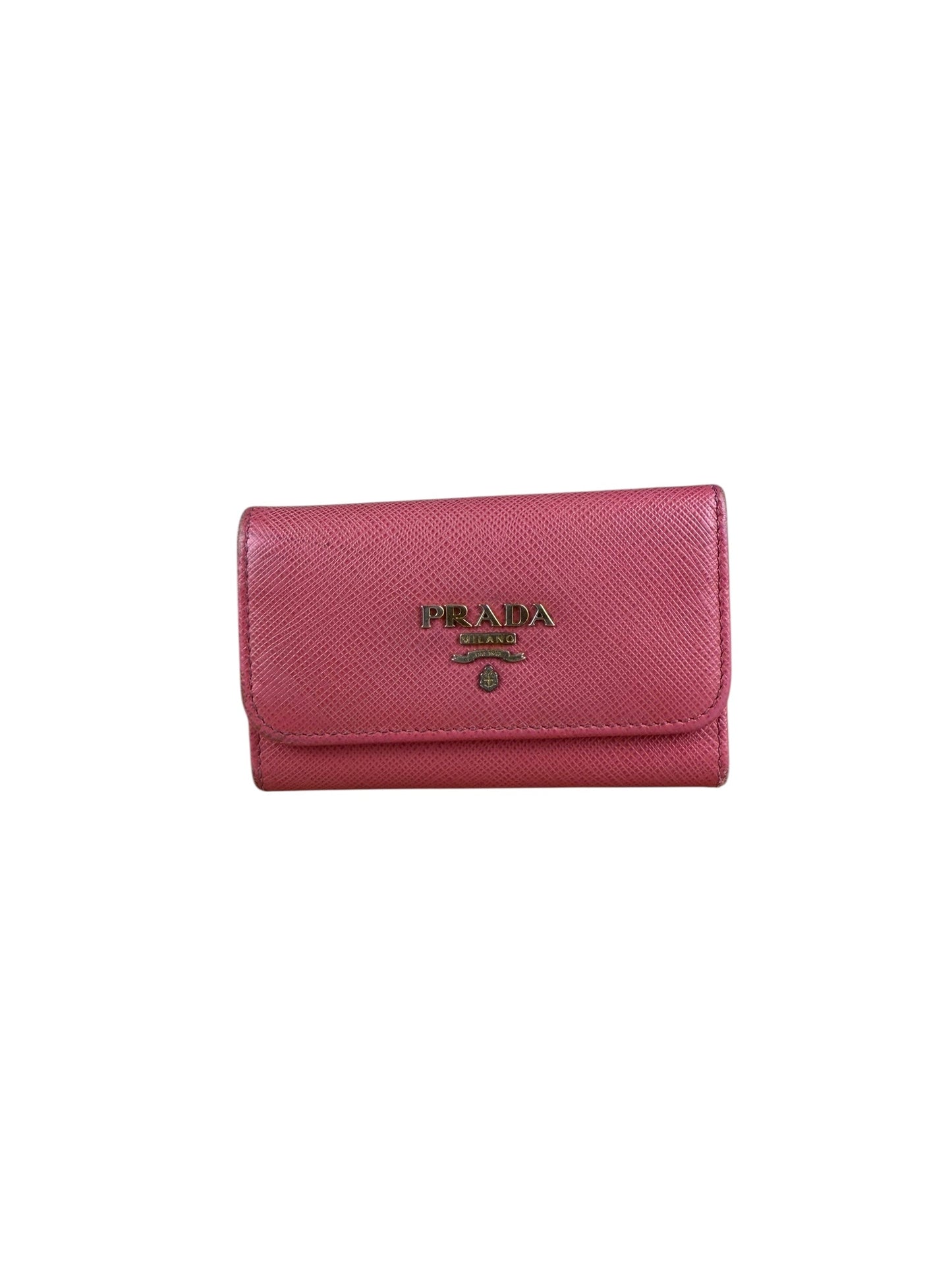 Prada   Pink Compact Key Holder