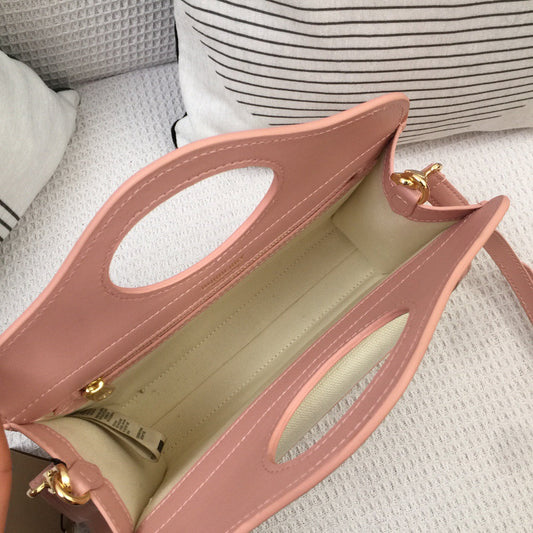 B-Berry - BB  Mini Two-tone Canvas And Pocket Bag PiNike For Women, Bags 10.4in/26.5cm