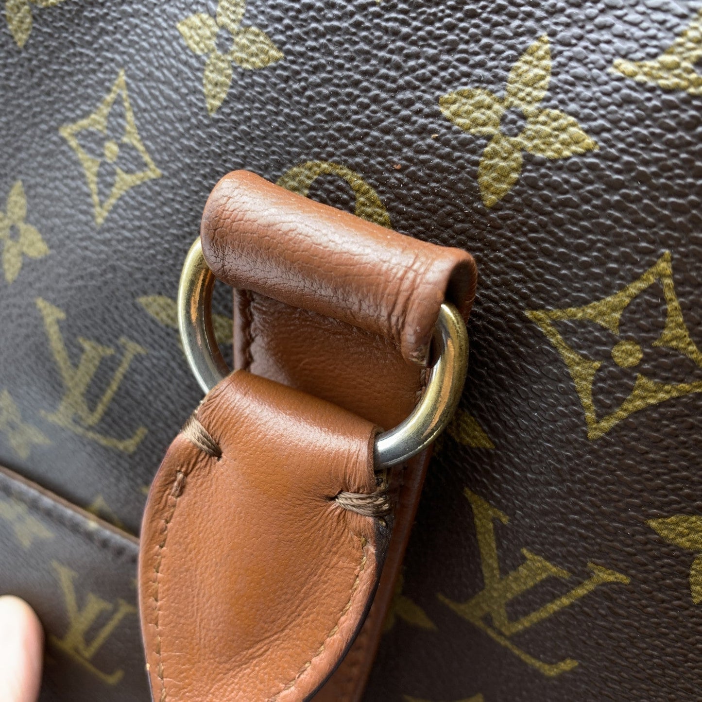 LOUIS VUITTON   Monogram Canvas Sac Weekend Tote Bag