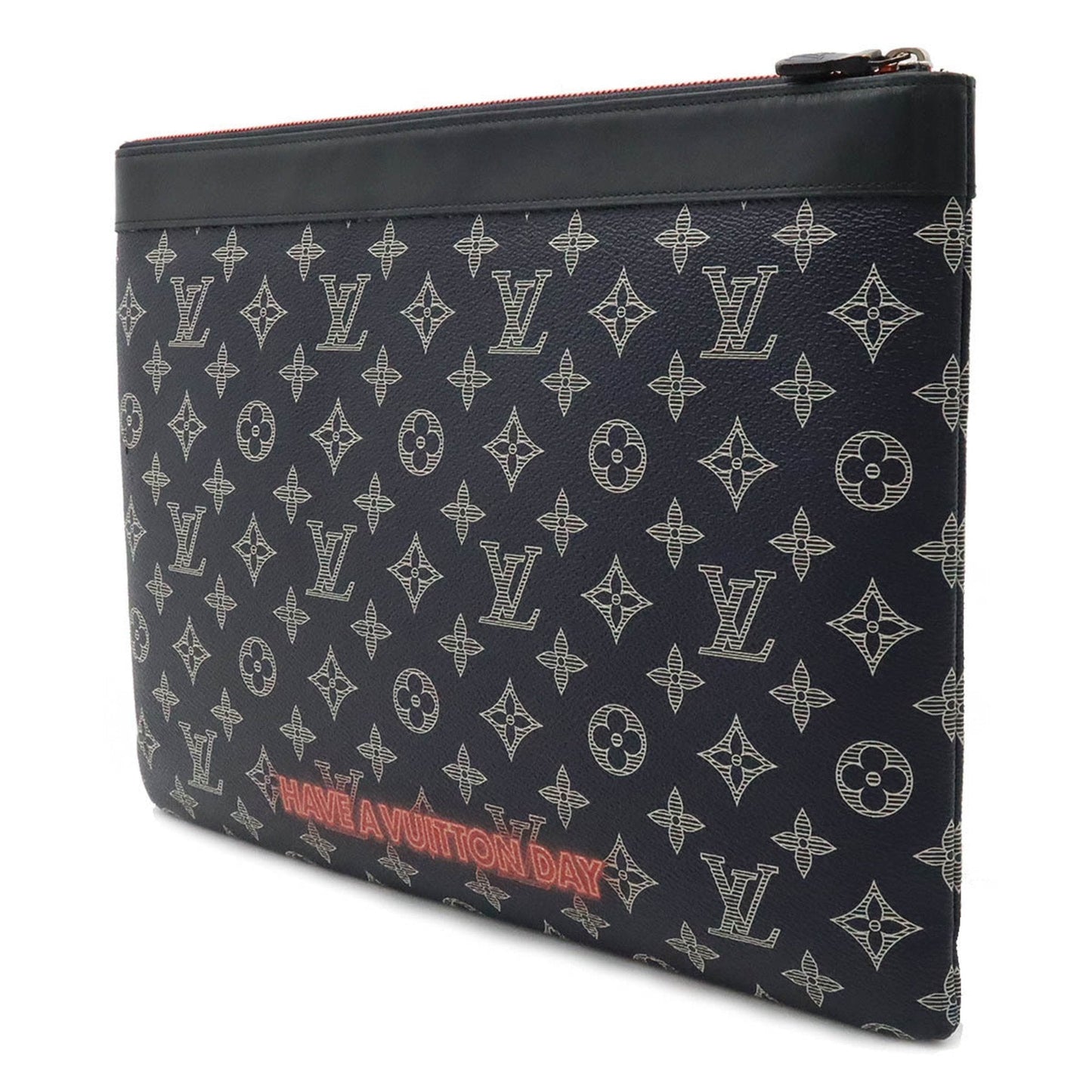 Louis Vuitton Apollo Pochette  Canvas Clutch Bag