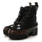Louis Vuitton Suede Calfskin Monogram Laureate Platform Desert Boots Black