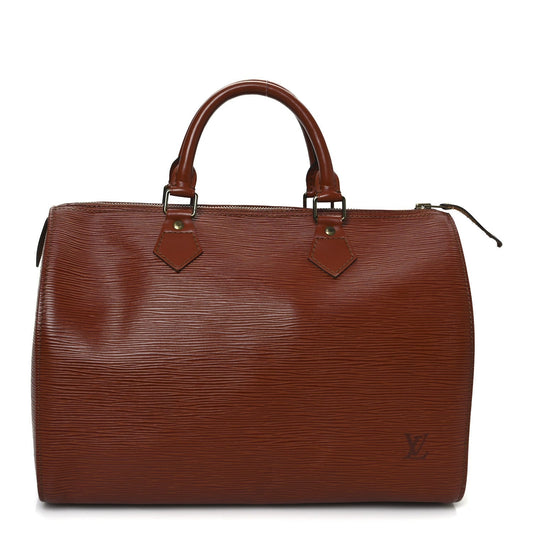 Louis Vuitton Epi Speedy 30 Kenyan Kenyan Fawn
