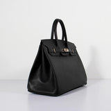 Luxury Hermes 35cm Birkin Bag Epsom Leather Black Gold