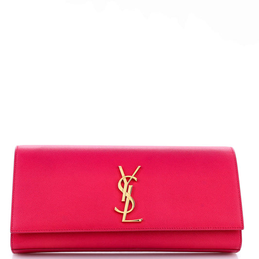 Classic Monogram Clutch Leather Long