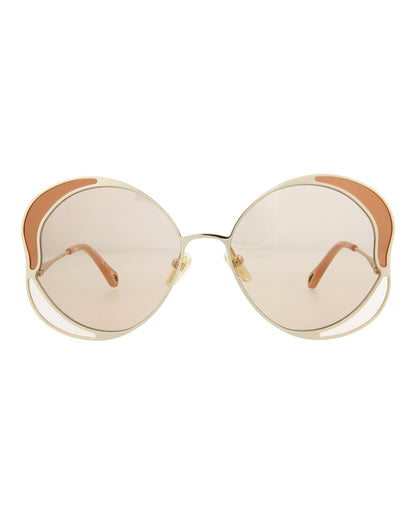 CHL - CC oe Round-Frame Metal Sunglasses