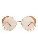 CHL - CC oe Round-Frame Metal Sunglasses