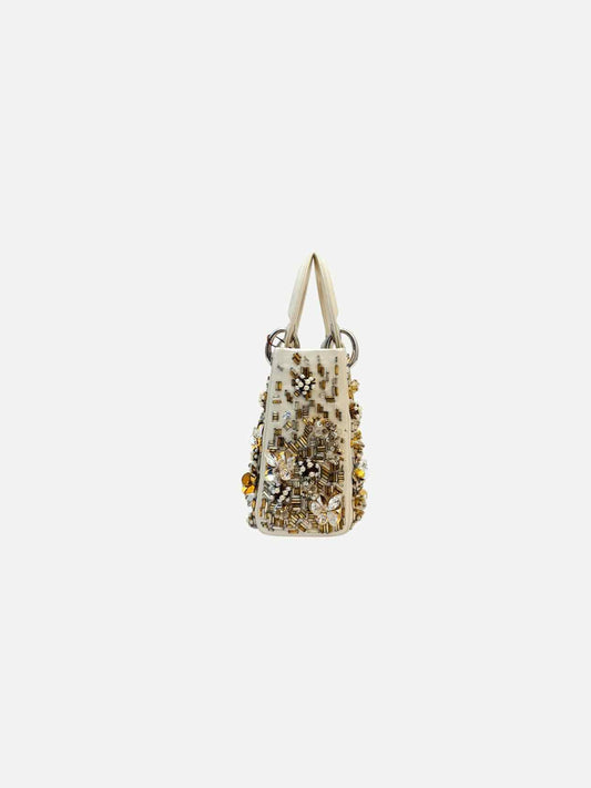 DIOR Lady Dior Beige Top Handle