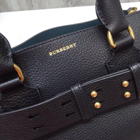 B-Berry - Amelia  Small Triple Stud Belt Bag Black For Women, Bags 14in/36Amelia