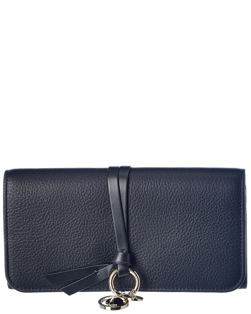 CHL - CC o? Alphabet Leather Continental Wallet