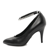 Amelia Malaga Kid Crystal Pumps 37 Black