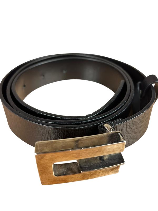 Gucci G Logo Leather Belt