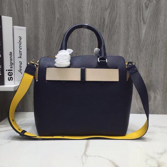B-Berry - BB  Small Triple Stud Belt Bag Blue For Women, Bags 14in/36cm