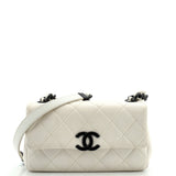 CHANEL My Everything Flap Bag Quilted Caviar Small