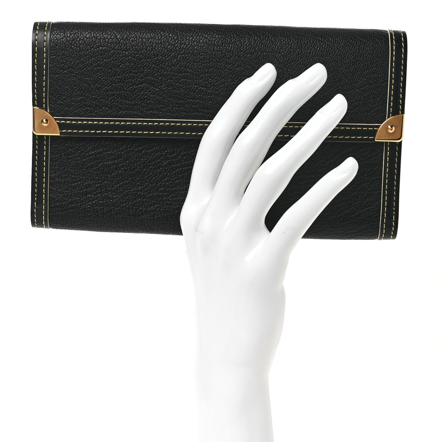Louis Vuitton Suhali Porte Tresor International Wallet Black