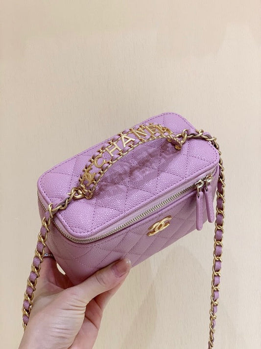 CHL - Small Vanity Case Purple For Women 6.7in/17AmeliaAS3171