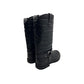Chanel  Quilted Calfskin Star Biker Boots Sz 40