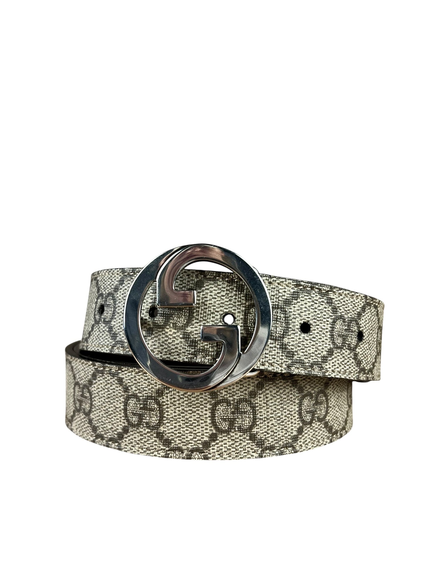 Gucci Coated Canvas Monogram GG Belt