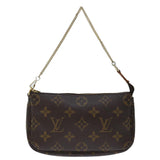 Louis Vuitton Pochette Accessoires  Canvas Clutch Bag