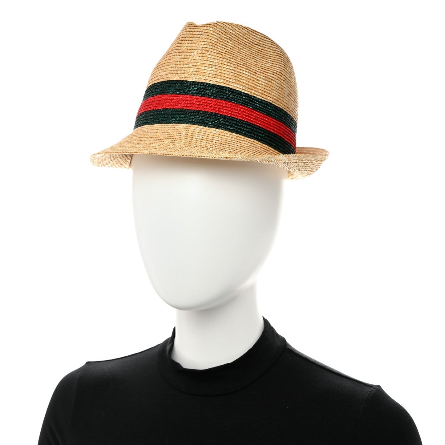 Amelia Abaca Straw Web Fedora Hat XS