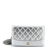 CHANEL Gabrielle Wallet on Chain Quilted Aged Calfskin