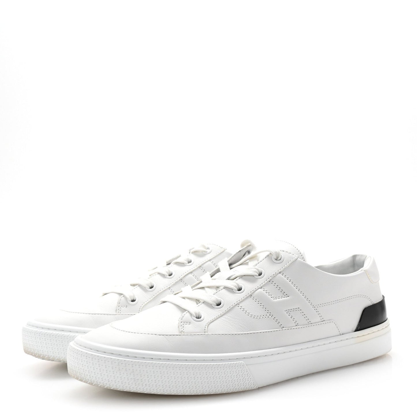 Amelia Calfskin Mens Deep Sneakers 42 White Black