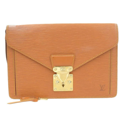 Louis Vuitton Sellier Drangonne  Leather Clutch Bag