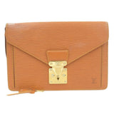 Louis Vuitton Sellier Drangonne  Leather Clutch Bag