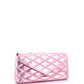 Sade Puffer Envelope Clutch Quilted Leather Large