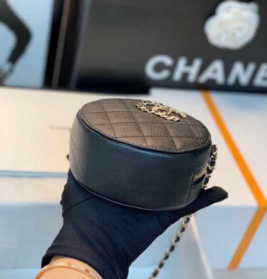 CHL - Round Bag Crossbody  Black For Women 4.7in/12cm