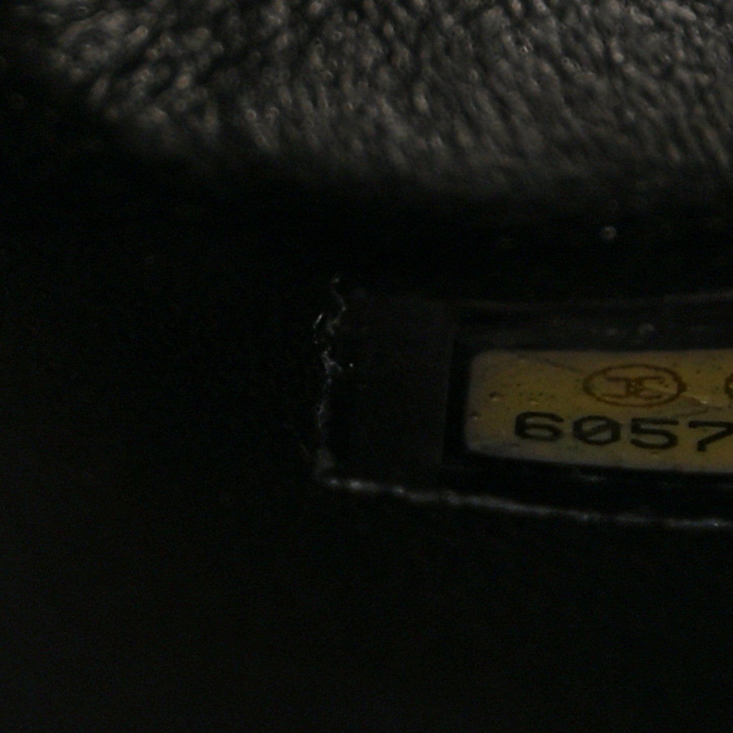 Amelia Caviar Quilted Medallion Tote Black