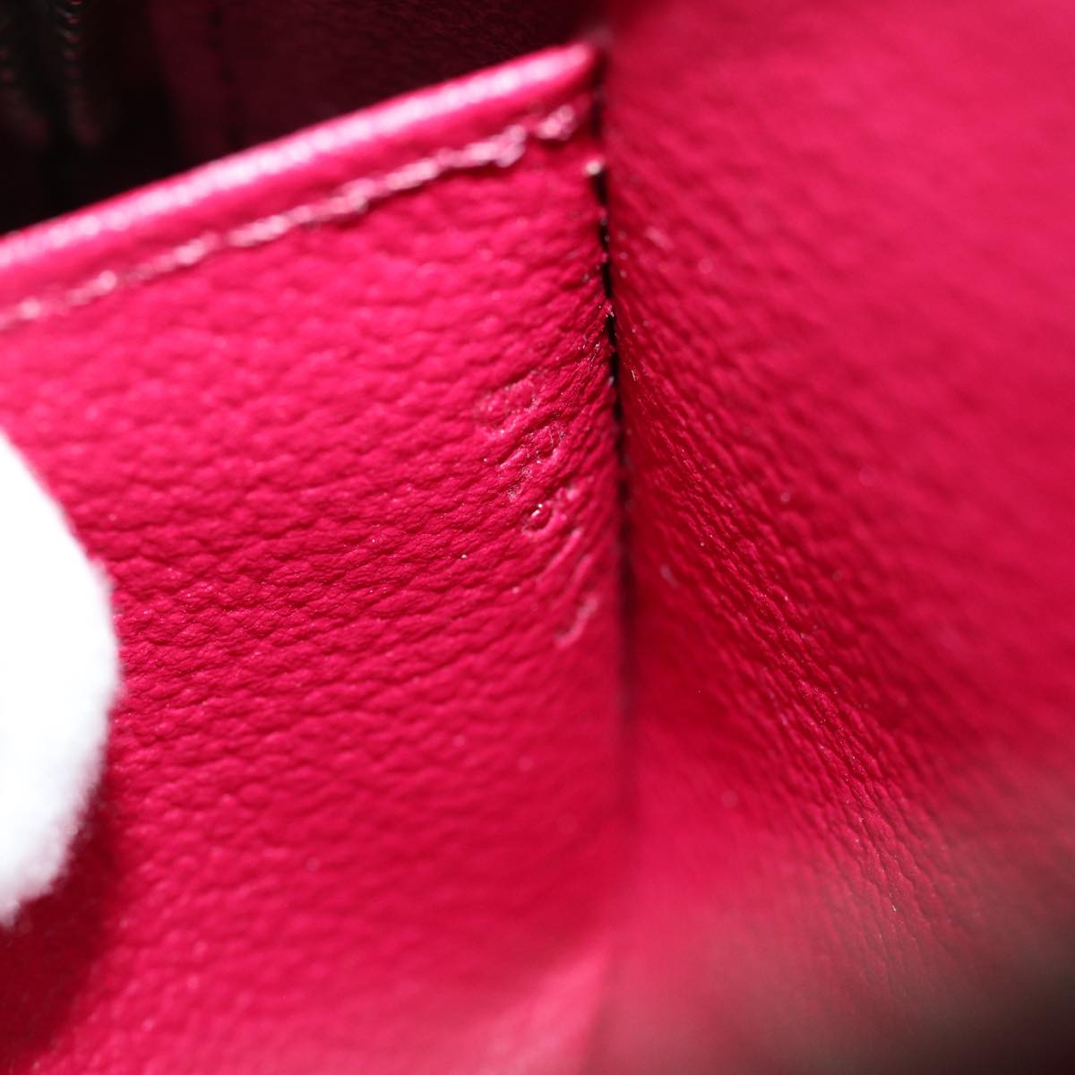 Louis Vuitton Cosmetic Pouch  Leather Clutch Bag